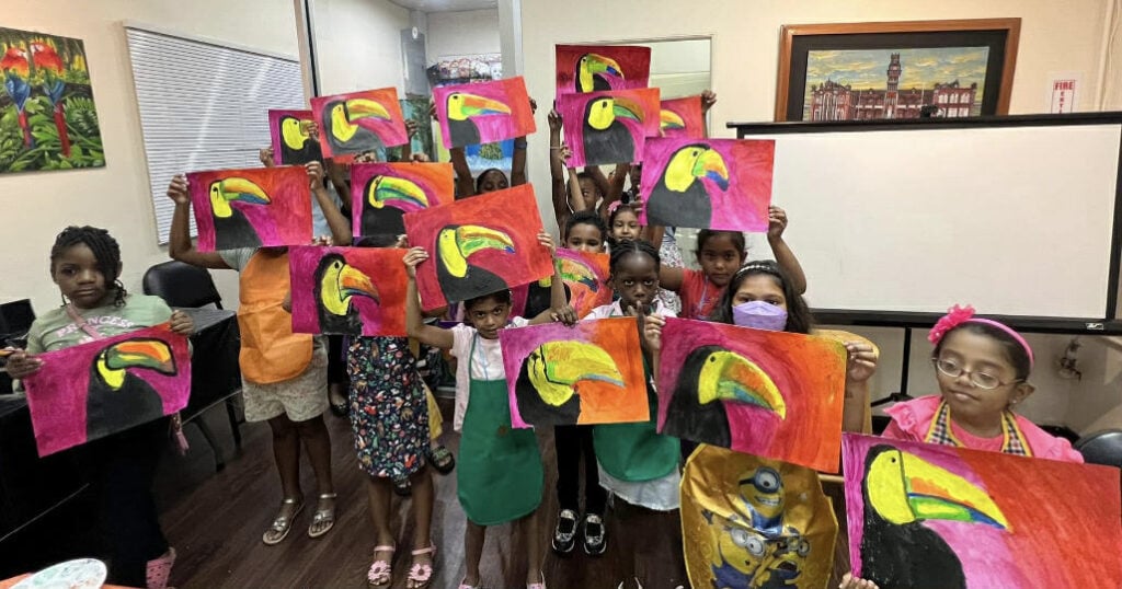 kids art classes a Art By Akilah in Macoya Trinidad